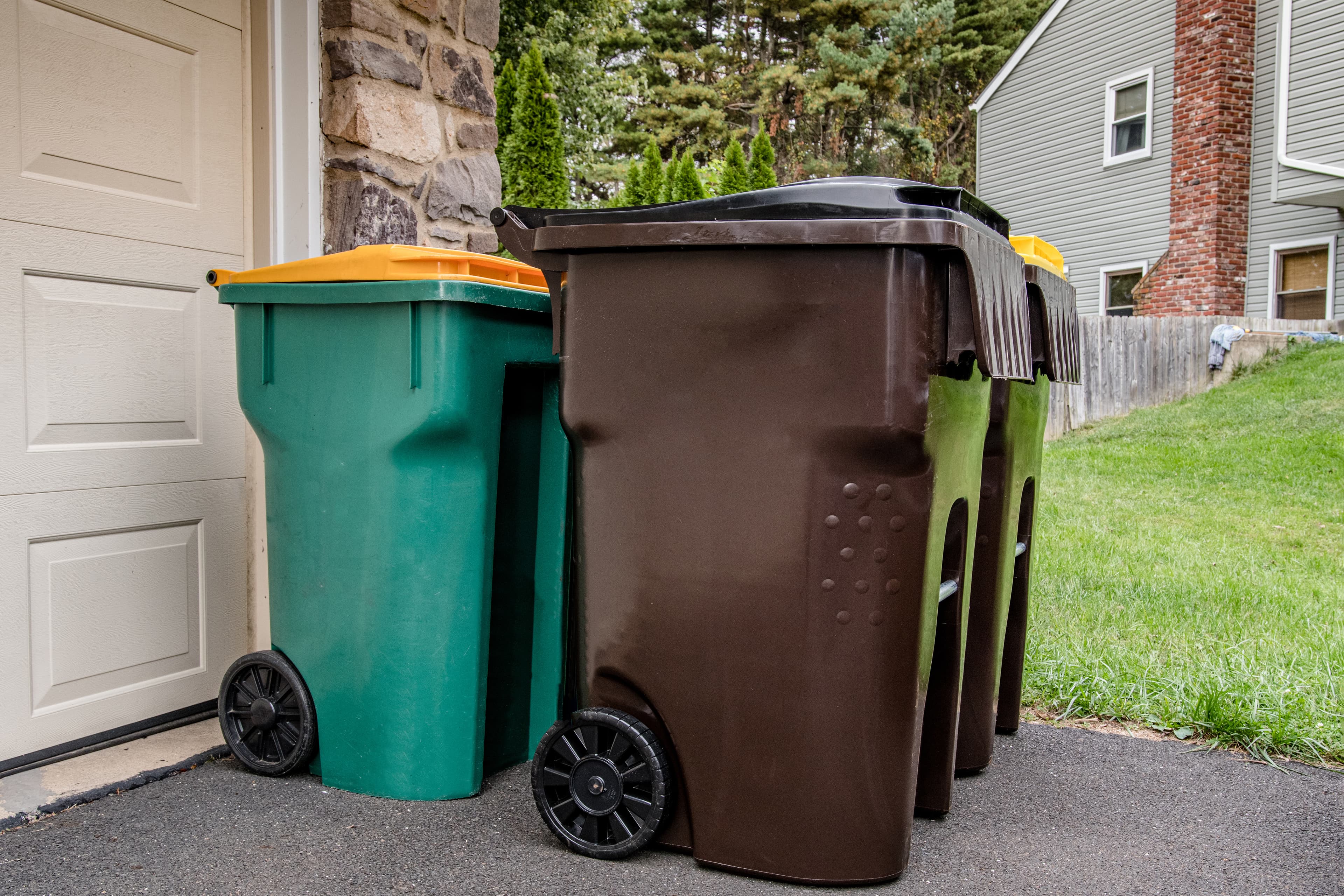 garbage bins home rubbish bins color trash